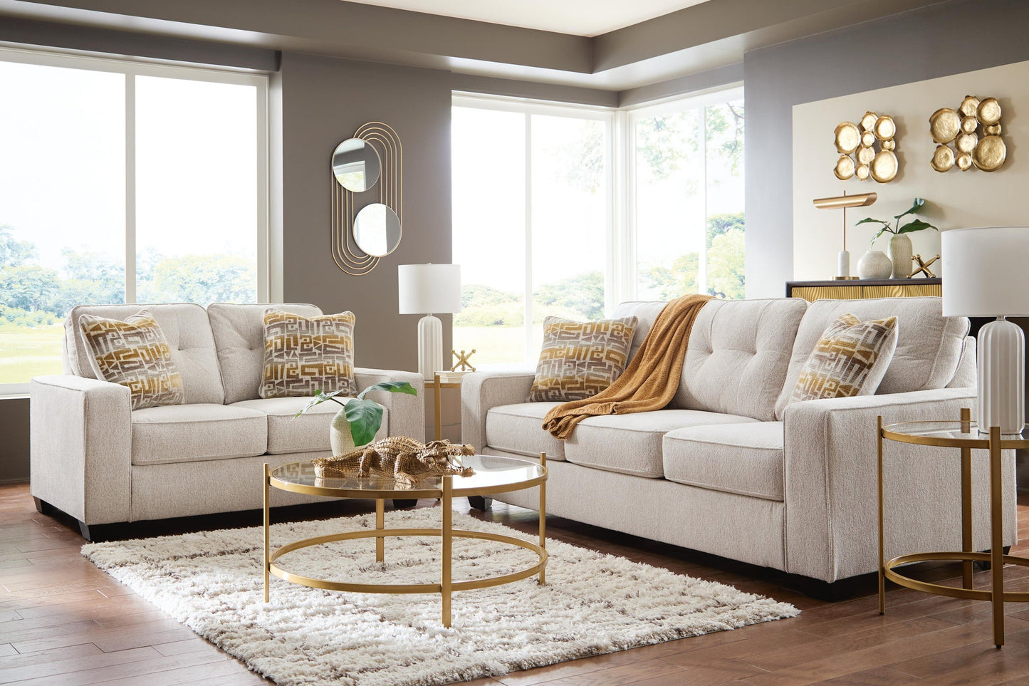 Storrow Sofa and Loveseat