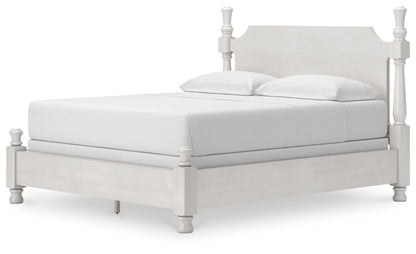 Chadworth California King Poster Bed, Dresser and Mirror