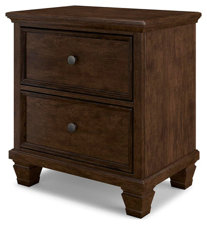 Danabrin Queen Panel Storage Bed, Dresser, Mirror and Nightstand