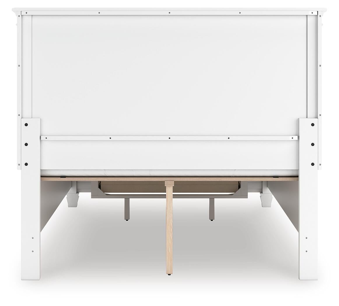 Fortman Full Panel Storage Bed, Dresser, Mirror and Nightstand