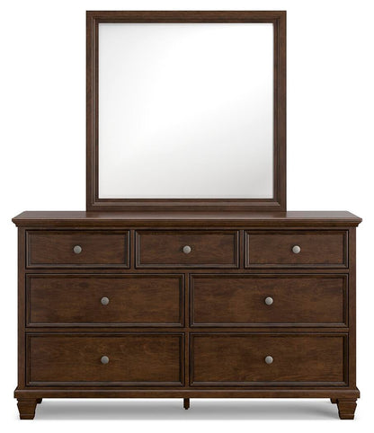 Danabrin Full Panel Storage Bed, Dresser, Mirror and Nightstand