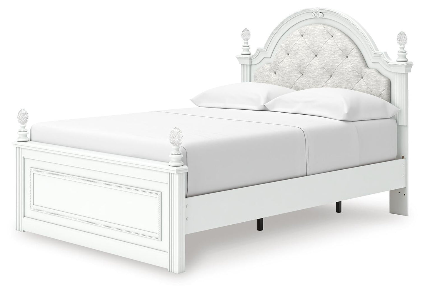 Maylilly Full Upholstered Panel Storage Bed, Dresser, Mirror and Nightstand