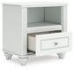 Maylilly Full Upholstered Panel Storage Bed, Dresser, Mirror and Nightstand