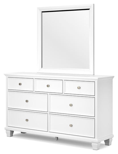 Fortman Full Panel Storage Bed, Dresser and Mirror