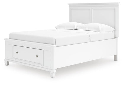 Fortman Full Panel Storage Bed, Dresser and Mirror