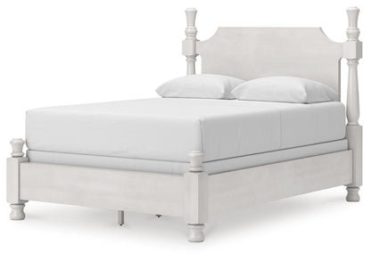 Chadworth Queen Poster Bed, Dresser, Mirror and Nightstand