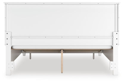 Fortman California King Panel Storage Bed, Dresser and Mirror