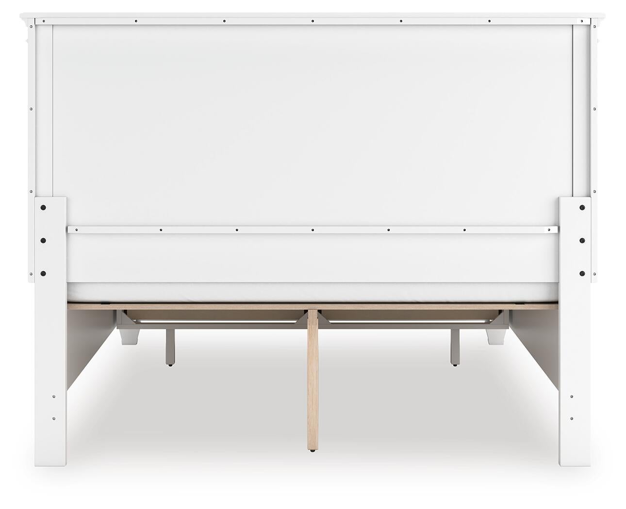 Fortman Queen Panel Storage Bed with Mirrored Dresser and Nightstand