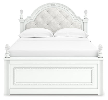 Kozlani Full Upholstered Panel Bed with Storage