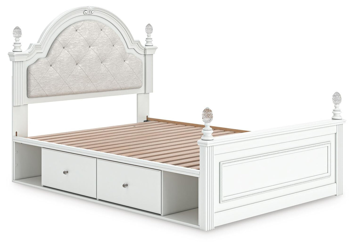 Kozlani Full Upholstered Panel Bed with Storage