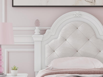 Kozlani Twin Upholstered Panel Bed with Storage