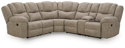Pearce-Pike 3-Piece Reclining Sectional with Console