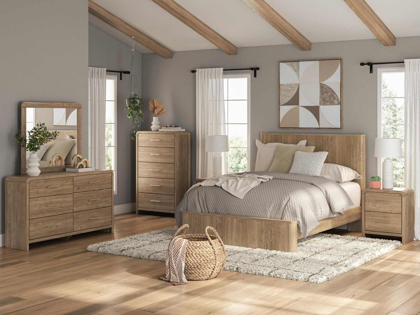 Gramburg Queen Panel Platform Bed