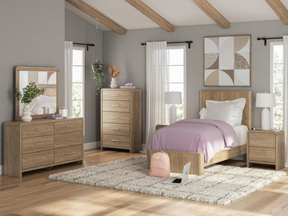 Gramburg Twin Panel Platform Bed