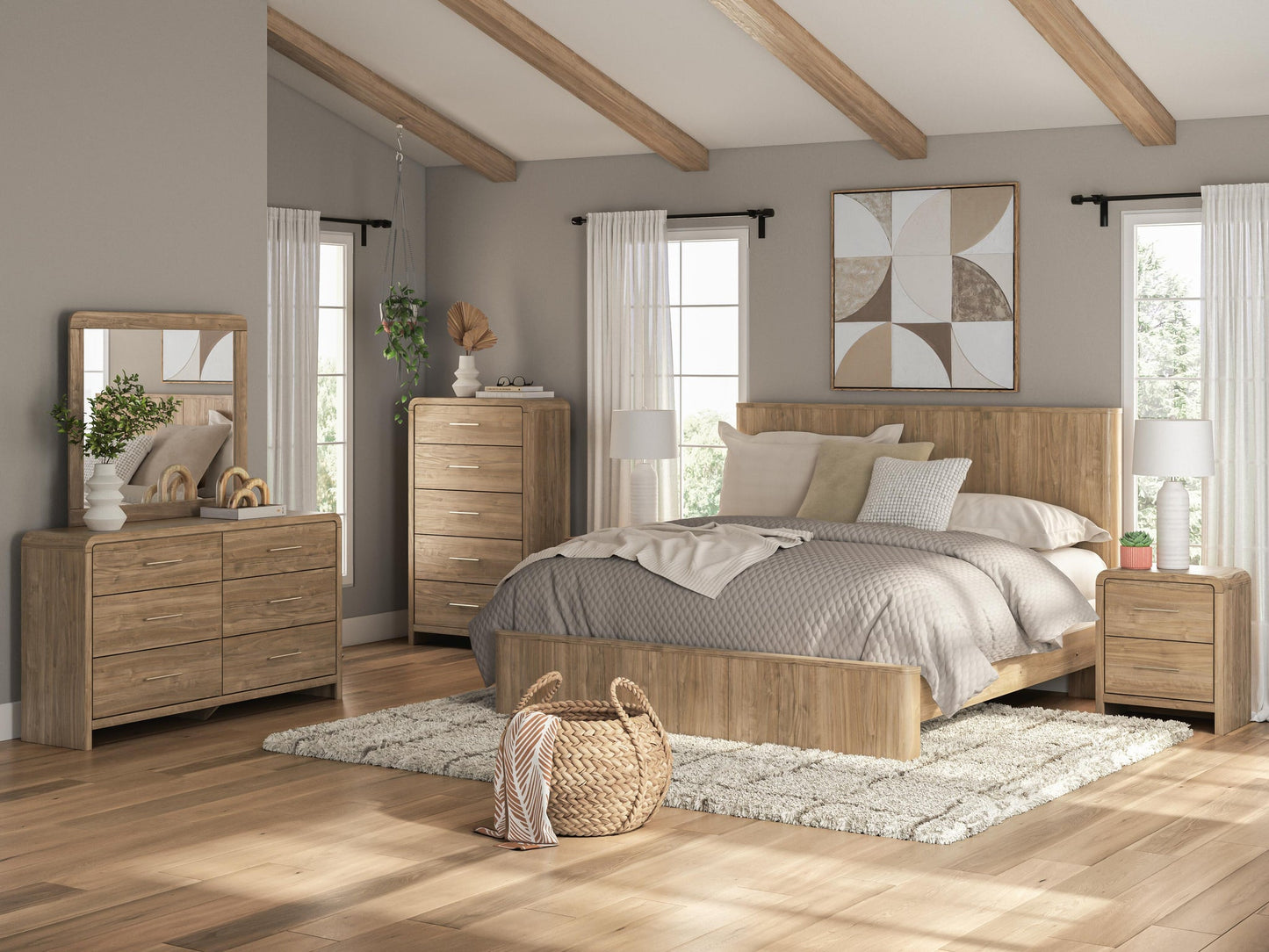 Gramburg King Panel Bed