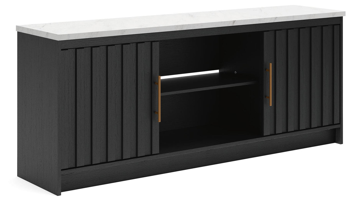 Cadmori XL TV Stand w/Fireplace Option
