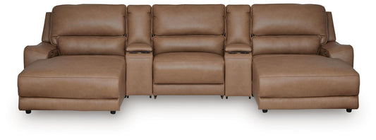 DeepWakes 5-Piece Power Reclining Sectional with Chaise
