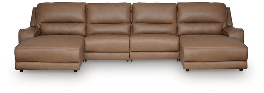 DeepWakes 4-Piece Power Reclining Sectional with Chaise