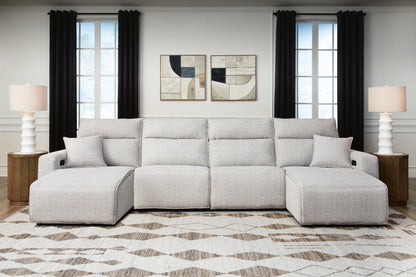Modmax II 4-Piece Reclining Sectional with Double Chaise