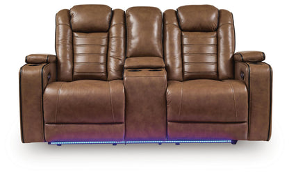 Gruaro PWR REC Loveseat/CON/ADJ HDRST
