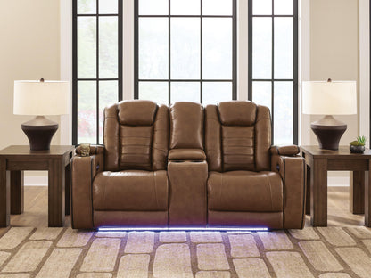 Gruaro PWR REC Loveseat/CON/ADJ HDRST