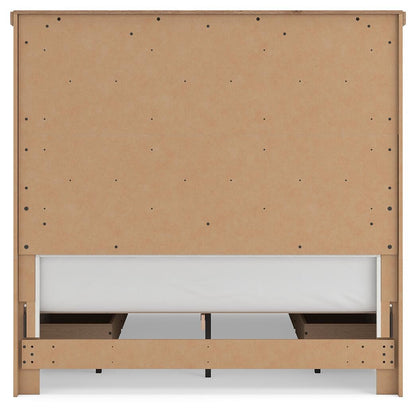 Savonport Queen Panel Storage Bed, Dresser and Mirror