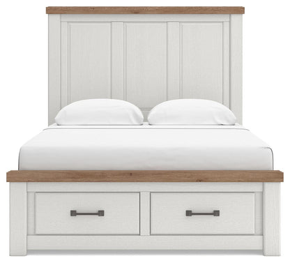Savonport Queen Panel Storage Bed, Dresser, Mirror, Chest and Nightstand