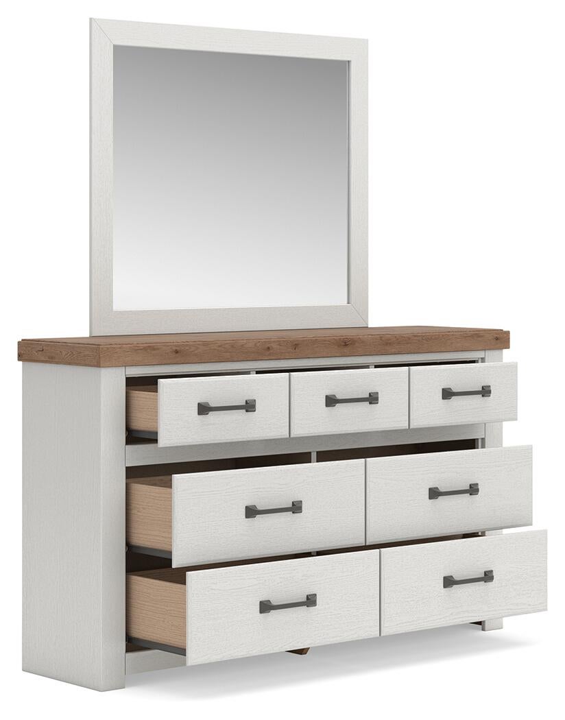 Savonport Queen Panel Storage Bed, Dresser, Mirror, Chest and Nightstand