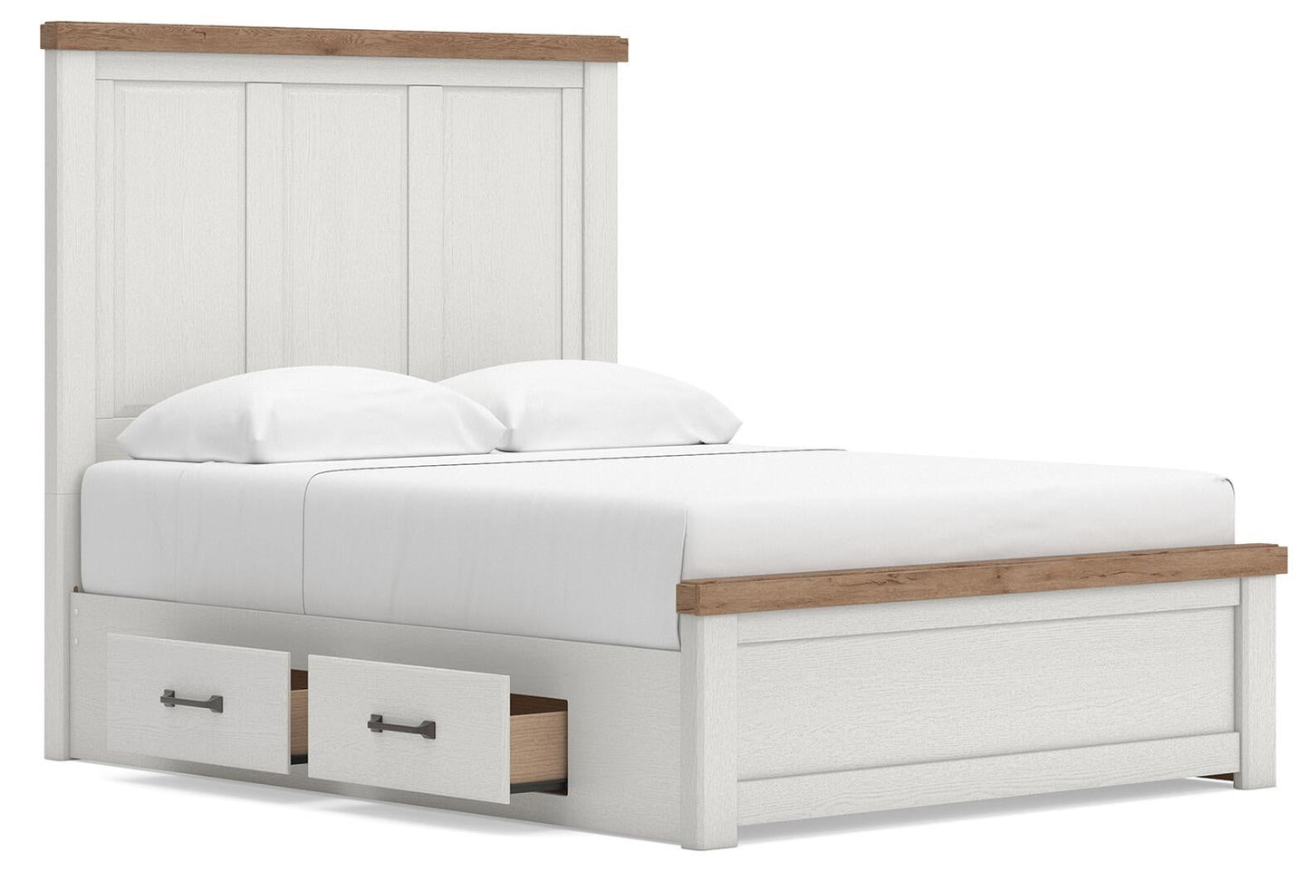 Savonport Queen Panel Bed with Storage. Dresser, Mirror and Nightstand
