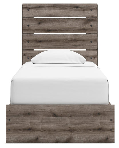 Urbanoore Twin Panel Bed with Storage, Dresser, Mirror and Nightstand