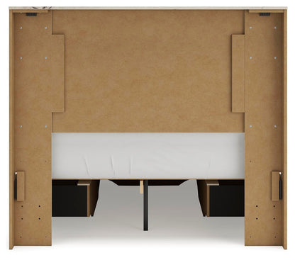 Lawroy Full Panel Storage Bed, Dresser and Mirror