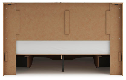 Lawroy King Panel Storage Bed, Dresser and Mirror
