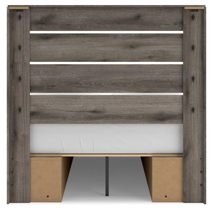 Urbanoore Full Panel Bed with Storage, Dresser, Mirror, Chest and Nightstand