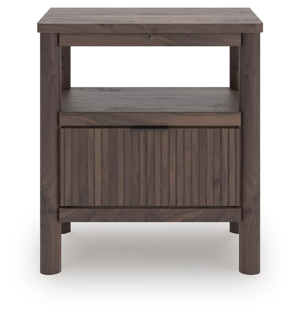 Cadmori Twin Panel Bed, Dresser, Mirror, Chest and Nightstand