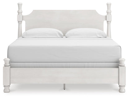 Chadworth King Poster Bed, Dresser and Mirror
