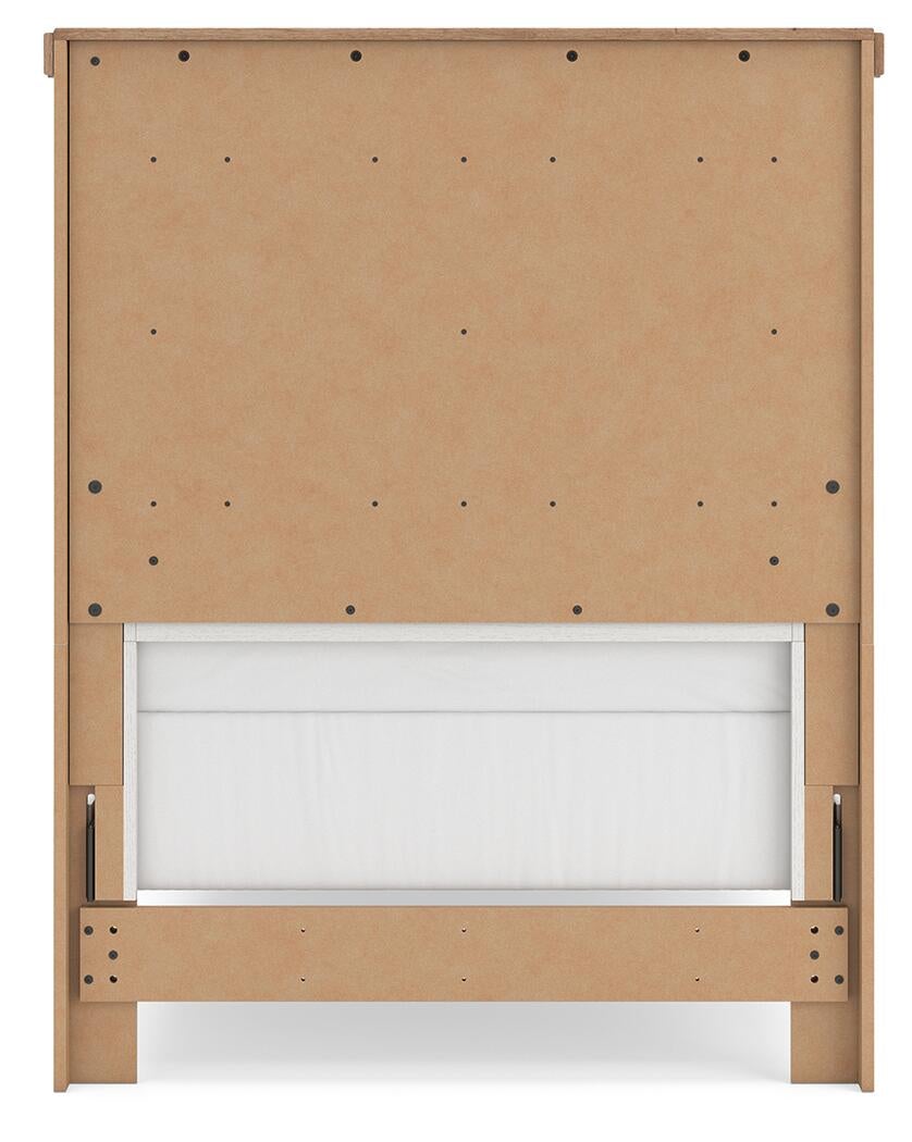 Savonport Twin Panel Bed. Dresser, Mirror and Nightstand