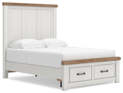 Savonport Full Panel Storage Bed. Dresser, Mirror and Nightstand