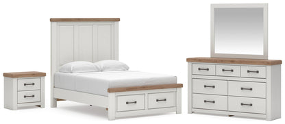 Savonport Full Panel Storage Bed. Dresser, Mirror and Nightstand