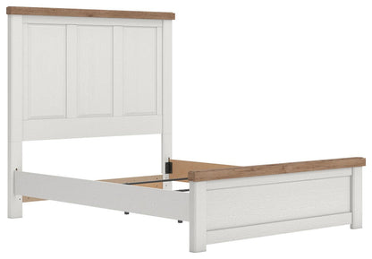 Savonport Queen Panel Bed. Dresser, Mirror and Nightstand