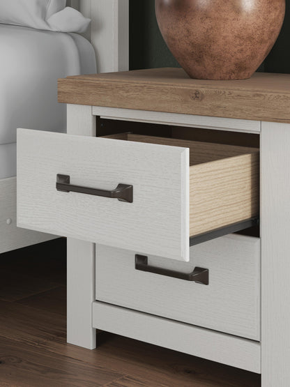 Savonport Twin Panel Storage Bed. Dresser, Mirror and Nightstand