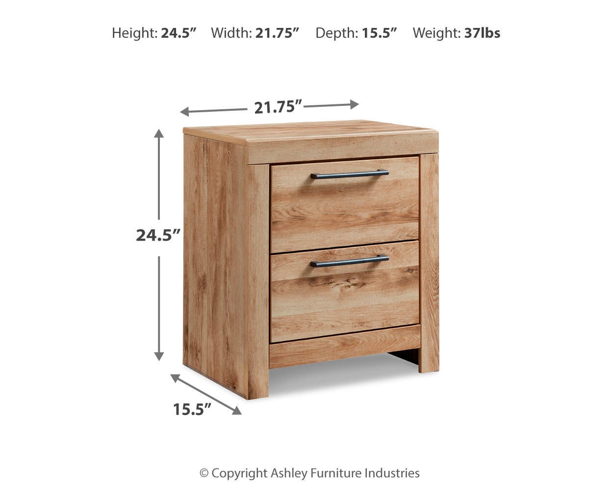 Hyanna Twin Panel Bed with 1 Side Storage, Dresser, Mirror, Chest and Nightstand