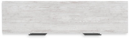 Cayboni Full Panel Bed with Mirrored Dresser