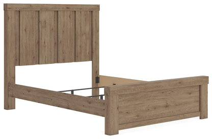 Garistyn Queen Panel Bed. Dresser, Mirror and Nightstand