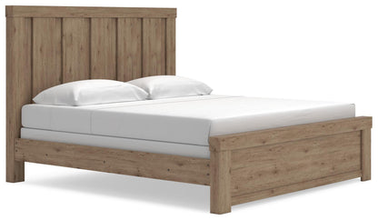 Garistyn King Panel Bed, Dresser, Mirror, Chest and Nightstand