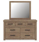Garistyn Queen Panel Storage Bed, Dresser, Mirror, Chest and Nightstand