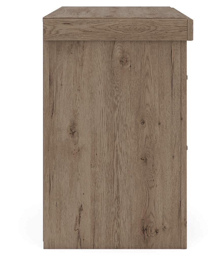 Garistyn King Panel Storage Bed. Dresser, Mirror and Nightstand