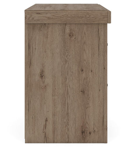 Garistyn King Panel Bed. Dresser, Mirror and Nightstand