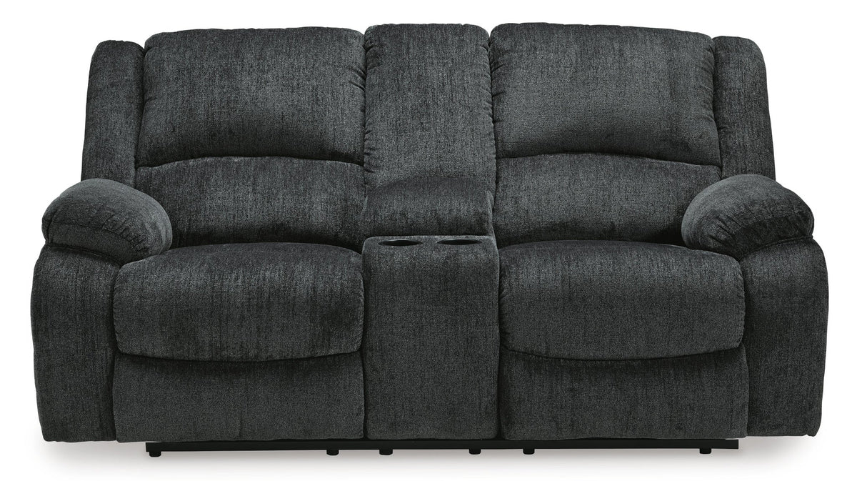 Draycoll DBL REC PWR Loveseat w/Console