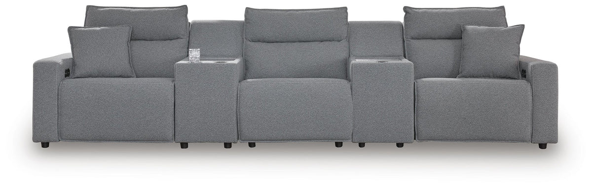 Modmax II 5-Piece Power Reclining Sectional with Consoles