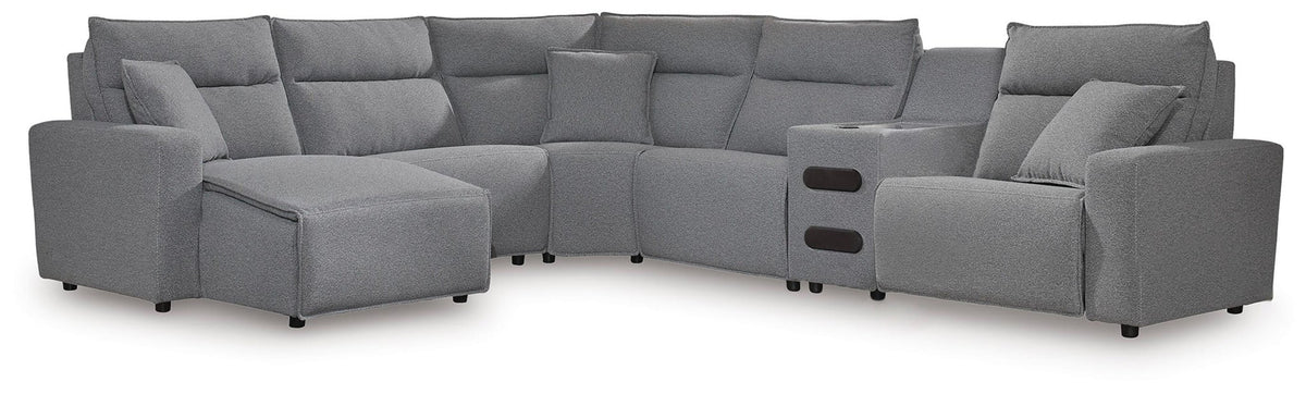 Modmax II 6-Piece Reclining Sectional with Chaise and Audio Console